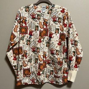 Uniform Advantage Musical Cats Lab Coat